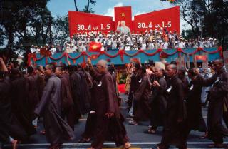 Buddhist-Delegation-in-the-Liberation-Day-Parade-Vietnam-1985.jpg